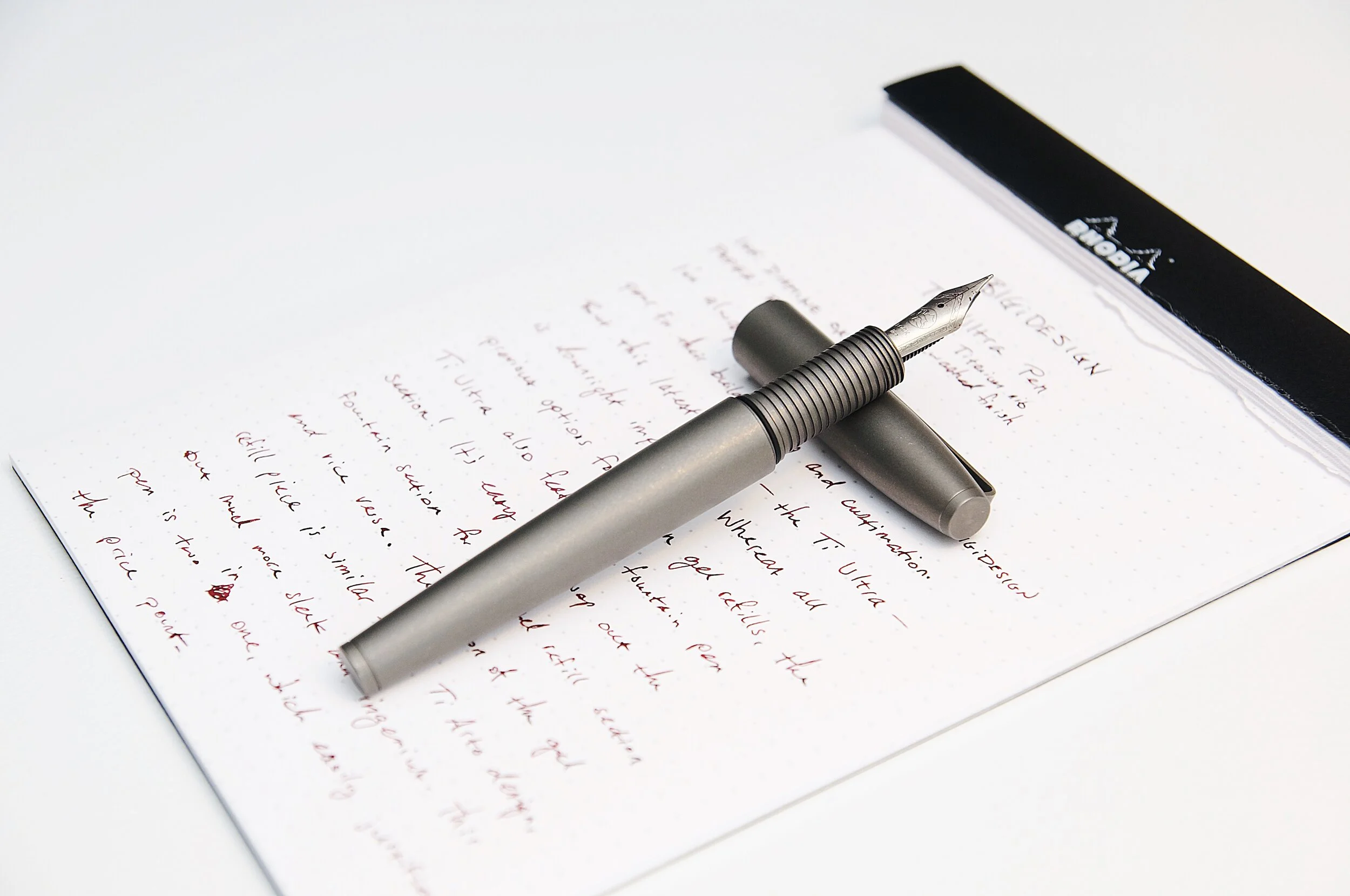 Big Idea Design Ti Ultra Pen チタン Ti Ultra Fountain Pen & Versatile Writing Instrument – Big